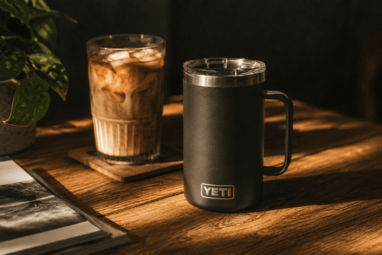 Mug YETI con café